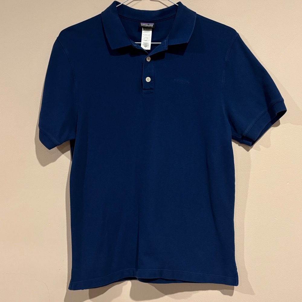 Patagonia Men's Blue Polo Shirt | SZ S